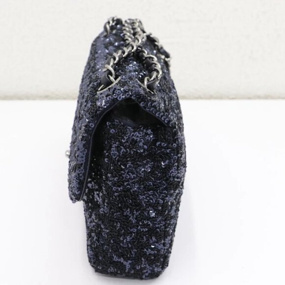 Chanel Timeless Blue Night Micro-Glitter Flap Bag 20464110 - Picture 8 of 15